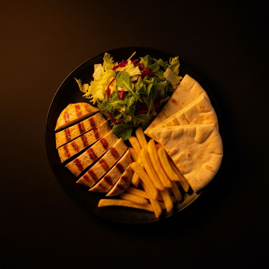 חזה עוף בצלחת