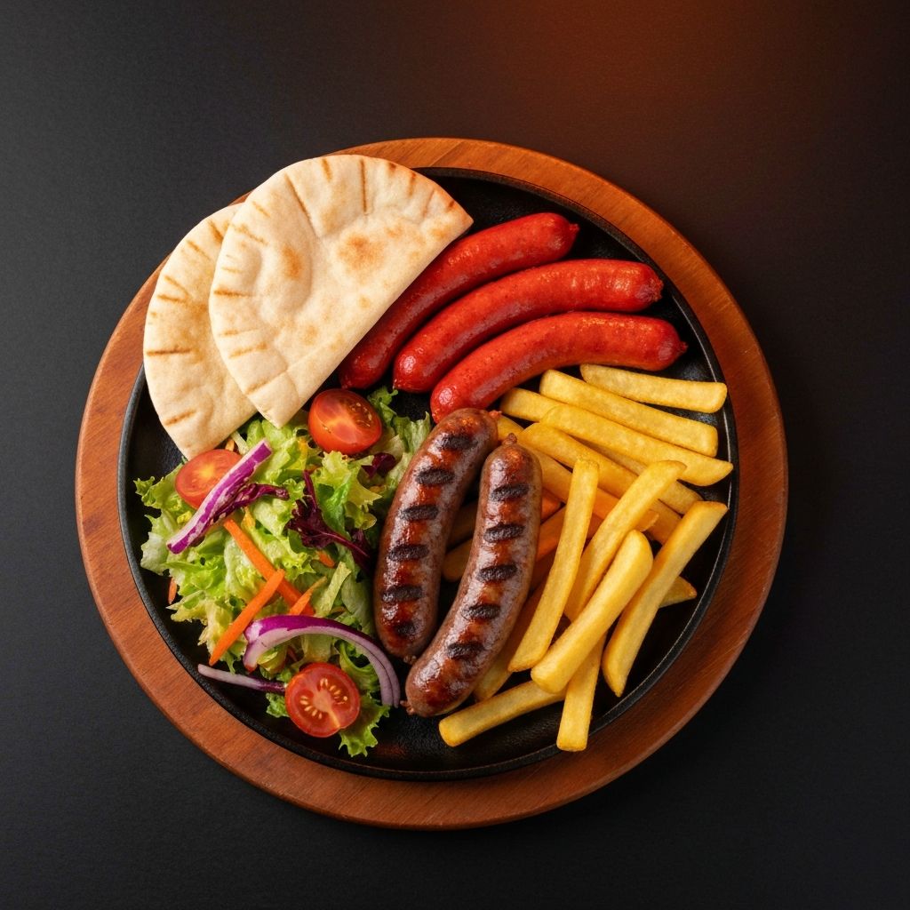 נקניקיות מרגז בצלחת